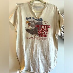 Pebby Forevee side-slit tshirt